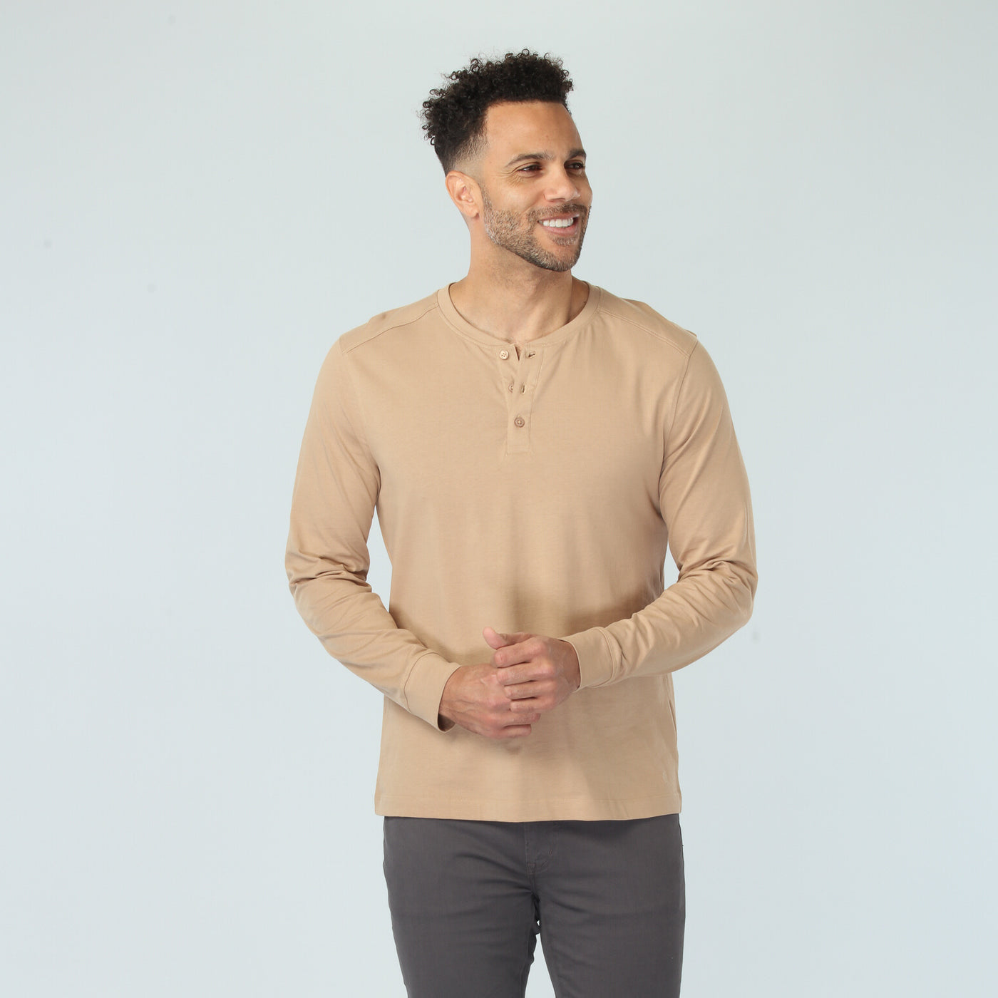 Gilded Beige Henley