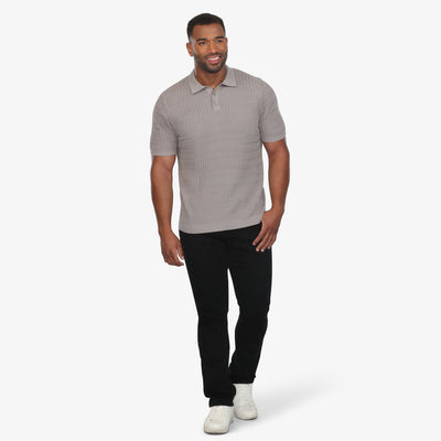 Stone Luxe Knit Polo