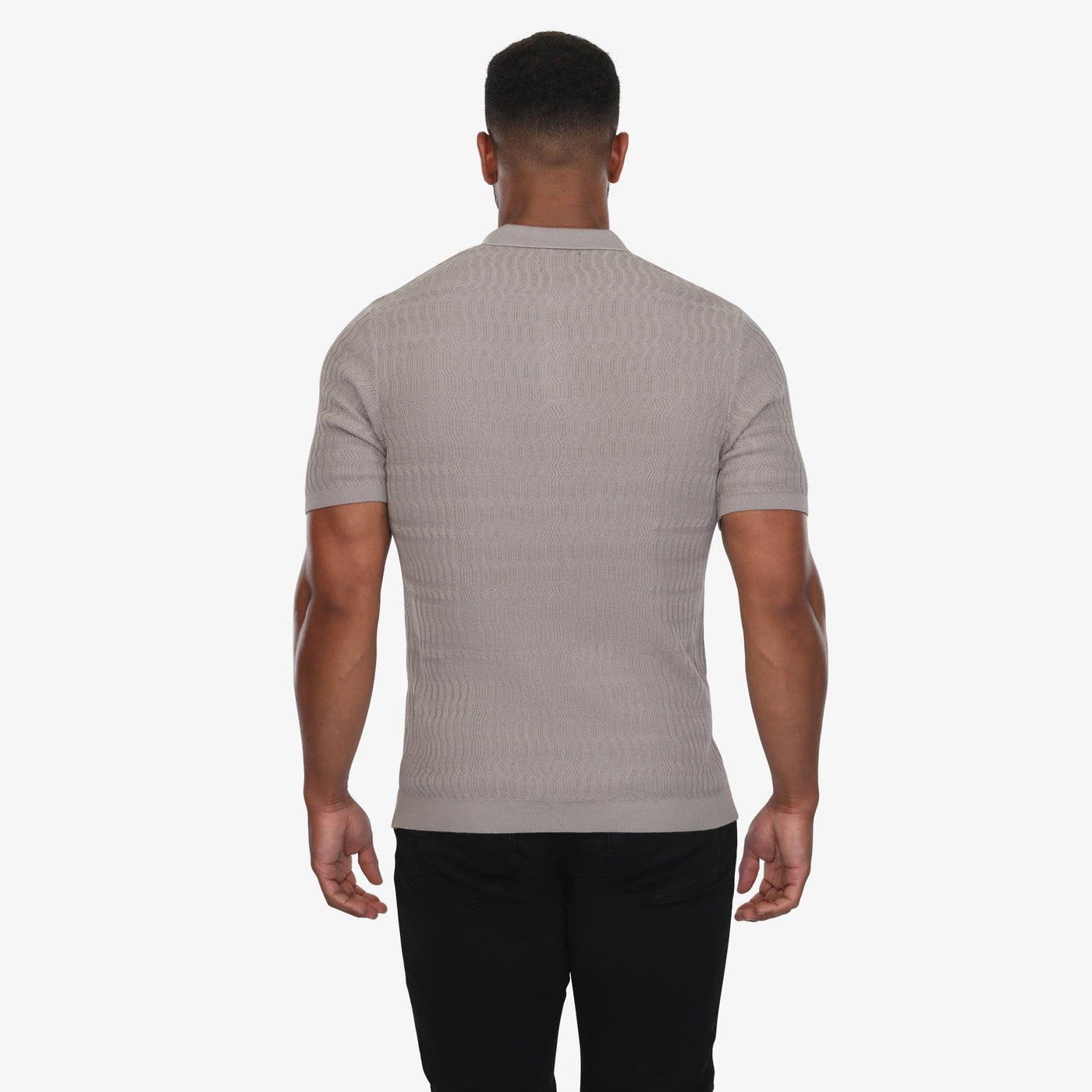 Stone Luxe Knit Polo