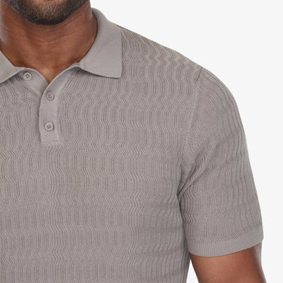 Stone Luxe Knit Polo