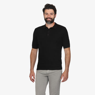 Midnight Luxe Knit Polo