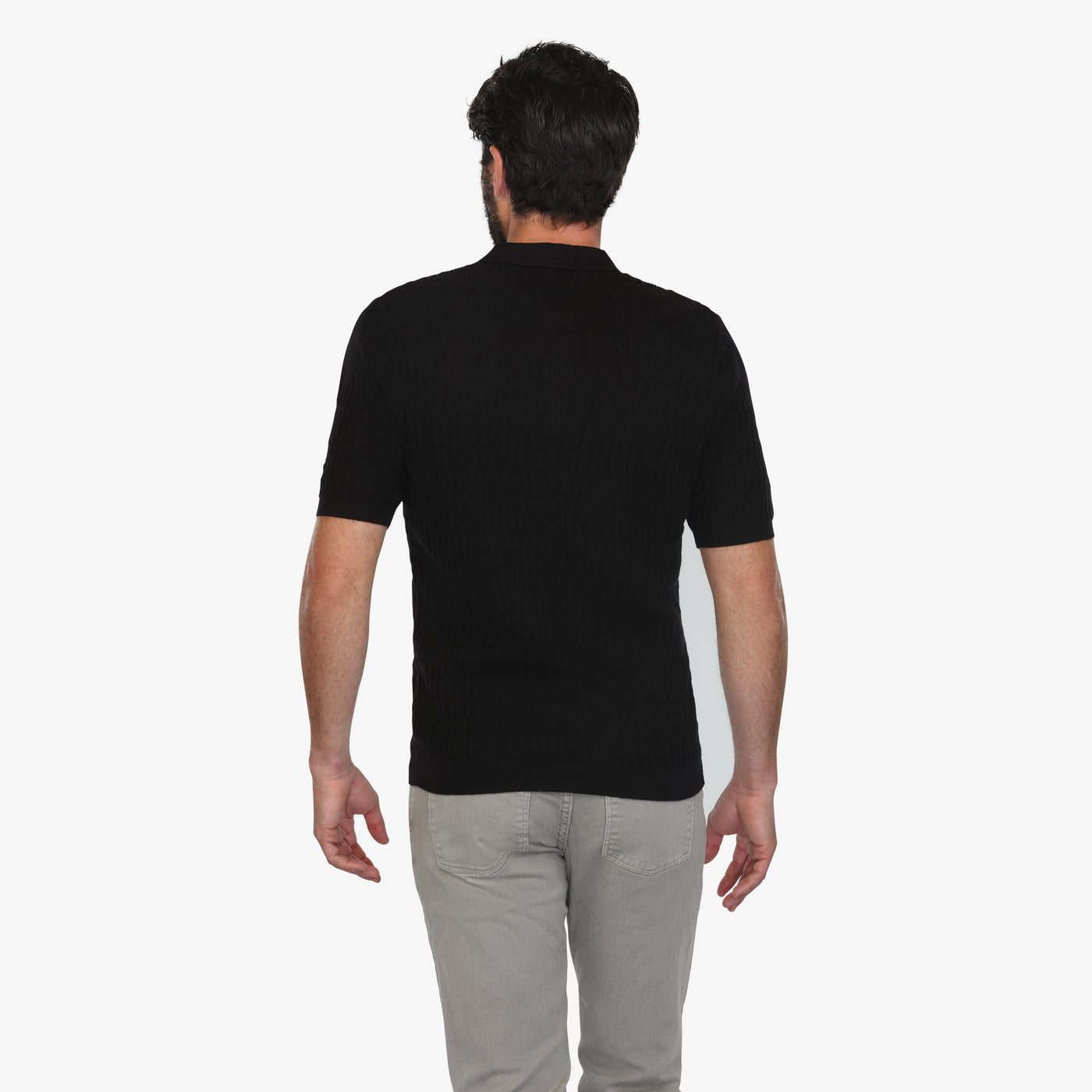 Midnight Luxe Knit Polo