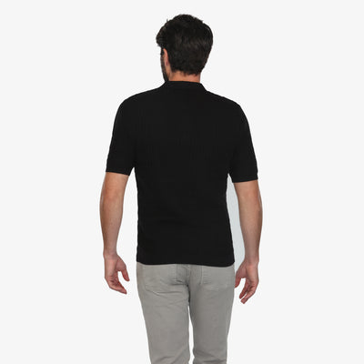 Midnight Luxe Knit Polo