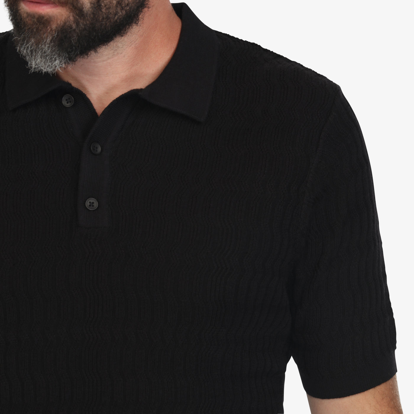 Midnight Luxe Knit Polo