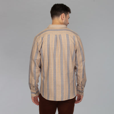 Khakhi Grey Check Flannel