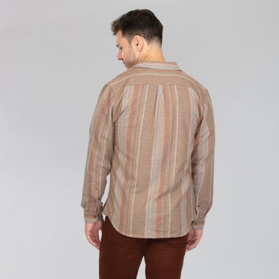 Beige Glen Check Flannel