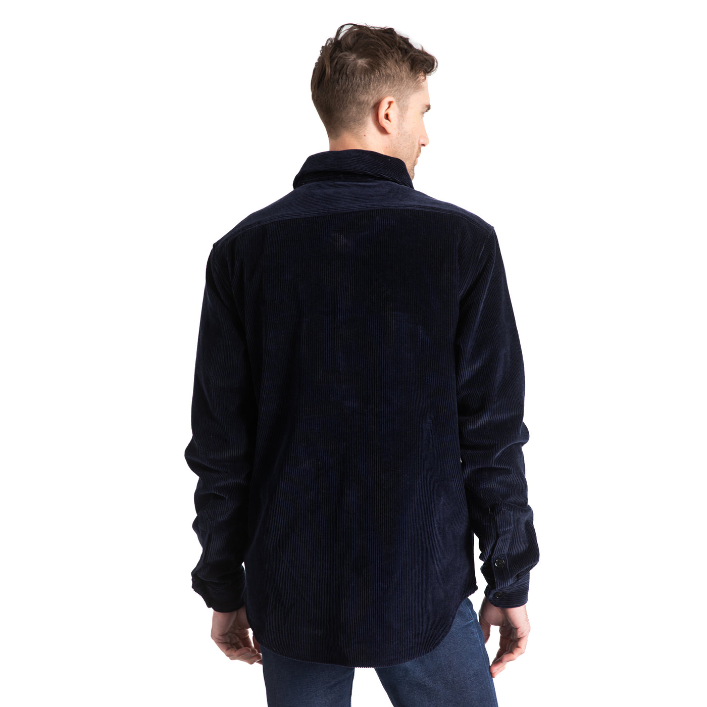 Corduroy Navy Shacket